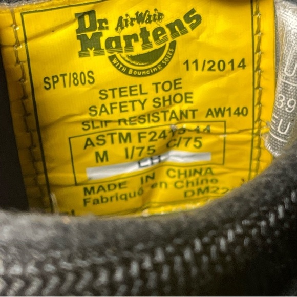 Dr Martens Steel Toed Ironbridge Boots Men’s Size 7